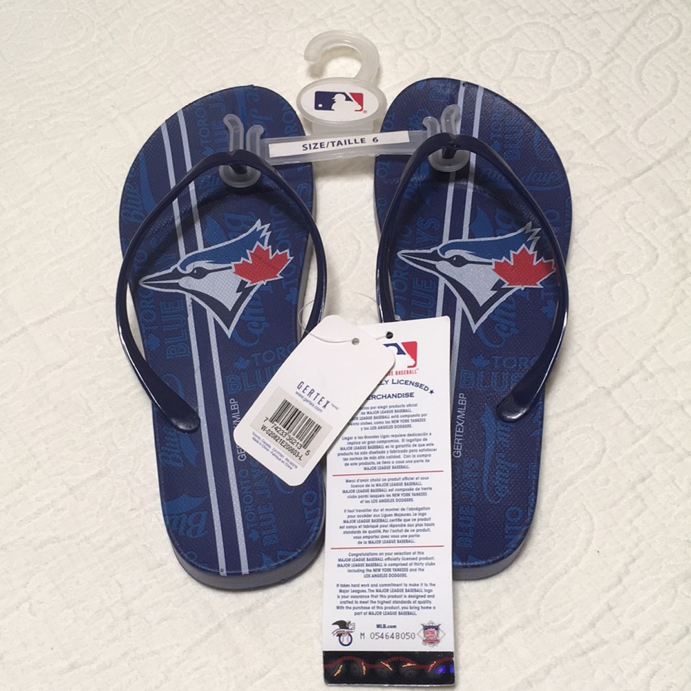 Sz6 Blue Jays Fanwear Flip-Flops
